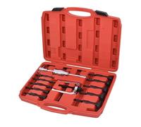 Manometro, Kit Estrattore Cuscinetti - Interni 8-58 Mm, Set Da Officina 16 Pezzi, Acciaio Rinforzato, Include Adattatori, In Pratica Valigetta,per acqua del compressore