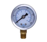 Manometro, Manometro aria compressa compressore 0-200 PSI 0-14 Bar NPT da 1/8 pollici d'aria regolatore pneumatico