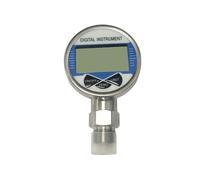 Manometro 'olio con display digitale LCD da 2 pollici e 60 mm. Misurazione della pressione 'aria, 'acqua e 'olio da 3 V(0-80Mpa)