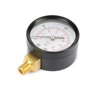 Manometro Olio Piscina Standard Manometro 1/8 0-200psi 0-14bar Manometro Manometro per Acqua Aria Quadrante Olio Base Strumento Ingresso NPT 1/8 10 * 8 * 5
