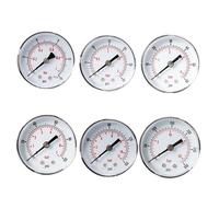 Manometro orizzontale Y50 di 1/4 di Bspt per l'apparecchiatura di collaudo pneumatica idraulica industriale del monitoraggio del sistema idrico dell'olio dell'aria