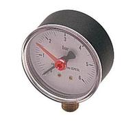 Manometro per autoclave con attacco radiale 1/4" â€“ scala 0-6 Bar