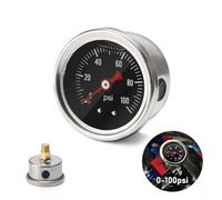 Manometro per carburante a 18 facce riempito con gamma 0 100 PSI e filettatura 1/8 NPT adatto per sistemi di alimentazione in camion, moto, barche
