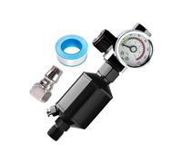Manometro Per Filtro Sabbia Piscina,Separatore Trappola Acqua e Olio - Filtro con Manometro a Reale adatto per Officina, Auto, Garage, Uso Esterno, Mobili e Applicazioni Industriali