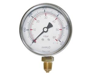 Manometro per gas Ferrari 1/4 radiale bassa pressione 63 mm 110528/250