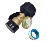Manometro per gpl Ottone con Indicatore Notturno Manometro per | Ottone solido, indicatore luminoso, al buio, sorprese bombole vuote