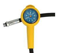 Manometro per immersioni subacquee Sunline Vale DOT Ø 50mm Giallo-Blu 400bar