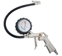Manometro per pneumatici, 220 psi, 16 bar, con manometro, pistola per gonfiaggio pneumatici per auto, moto, bicicletta