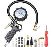 Manometro per Pneumatici 220PSI Pistola Digitale per Pneumatici E Compressore Co