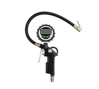 Manometro per pneumatici con display digitale LCD da 200 PSI, retroilluminazione, tester per veicoli, gonfiatore per pneumatici compatibile con(black)