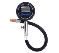 manometro per pneumatici, Pneumatico digitale Twist On Type 200 Psi con kit adattatore compatibile auto, bici, moto, basket, football