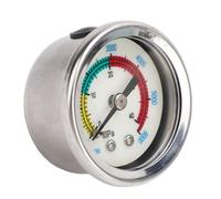 Manometro per pompa d'aria, manometro per pressione dei pneumatici in acciaio inox, tester multifunzionale di alta precisione per la pressione dell'aria, adatto a bombole di