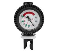 Manometro per Pompa d'Aria per Gommoni, Kayak, Tavole da Surf, Gommoni Manometro per Prova di Pressione Barometro di Sicurezza Adattatore per Tubo Lungo Fino a 0,6 Bar/8,55 Psi