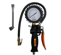 MANOMETRO PISTOLA COMPRESSORE GONFIAGGIO SGONFIAGGIO PER ARIA RUOTE AUTO