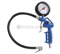 Manometro Pistola Gonfiaggio Pneumatici Fervi W021PG Misuratore Pressione Gomme