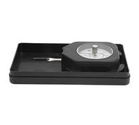Manometro presion diferencial, manometro milibares, strumento meccanico portatile grigio - nero - Misurazione accurata, impugnatura ergonomica, ideale per uso industriale e fai -