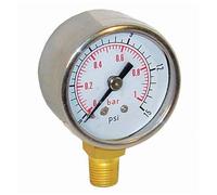 Manometro Pressione Carburatore 0-15 PSI Sytec Universale 1/8" NPTF