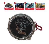 Manometro pressione olio 0 100 psi cromato per motore con modello A20PE10