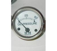 Manometro pressione olio 50 PSI per trattori Minneapolis Moline MM G R U Z Bi...