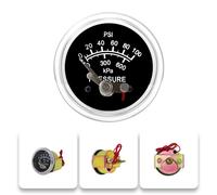 Manometro pressione olio da 0 a 100 psi cromato motore auto veicolo misuratore