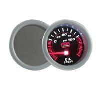 MANOMETRO PRESSIONE OLIO PRO 52mm TUNING GURU quadrante nero