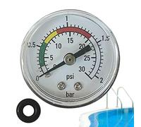 Manometro Pressione Per Piscina | Manometro Per Filtro A Sabbia Per Pompa Acqua,Tester Acciaio Inossidabile Pezzi Ricambio Precisi Per Manutenzione Tenuta Stagna Giardino Spazi Privati Spa