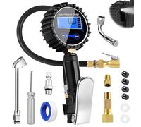 Manometro Pressione Pneumatico Digitale, Pistola Gonfiatore Pneumatici Auto Con Schermo LCD, Pressione Pneumatico Per Auto Moto Bicicletta, Pistola Di Gonfiaggio Con Manometro