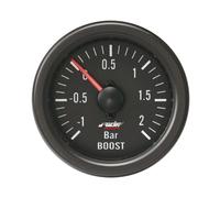 MANOMETRO PRESSIONE TURBINA FONDO NERO SIMONI RACING 52mm 2 BAR TURBO BOOST