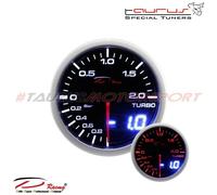 Manometro Pressione Turbo -1 +2 bar tuning DEPO Racing Dual View strumento 52mm