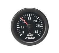 MANOMETRO PRESSIONE TURBINA FONDO NERO SIMONI RACING 52mm 3 BAR TURBO BOOST