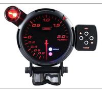 Manometro Pressione Turbo PROSPORT 80mm Fiat 500 ABARTH - 595 - 695 con Allarme