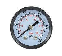 Manometro professionale 0-10 bar 1/8" AG Ø 40mm manometro vuotometro per compressore