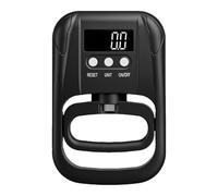 Manometro professionale da 12,7 x 20,3 cm, sensore di forza ad alta precisione, porta di ricarica, strumento di test per palestra, clinica, recupero muscolare fisico, display accurato, nero, design ad