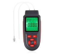 Manometro professionale Tester di pressione del gas Calibro del campo di misurazione ±3 psi HVAC 12 UUnità Selezionabili Doppia Porta Differenziale Misuratore di pressione dell'aria