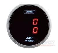 MANOMETRO PROSPORT PRESSIONE ARIA DOPPIA MISURAZIONE 52mm