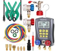 Manometro Refrigerazione Tester collettore pressione vuoto digitale Misuratore collettore Tester temperatura HVAC