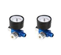 Manometro Regolabile per il Regolatore della Pressione Dell'aria della Pistola a Spruzzo, Compatto 0-10 BAR G1/4 per il Monitoraggio della Pressione in Tempo Reale