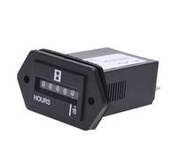 Manometro ricambio generatore contatore ore motore HM002 nero ABS antipolvere
