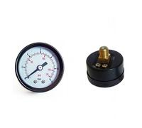 Stanley MANOMETRO 0-12 Bar Ø 50mm Attacco Posteriore 1/8" M e 1/4" M x COMPRESSORE