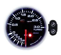 Manometro Strumento 52mm DEPO Pressione Turbo -1 +3 BAR con Allarme e Picco