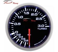 Manometro Pressione Turbo Turbine Fino a 2 Bar Con LED Universale 12V Dynoracing