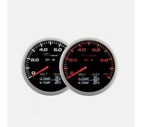 Manometro Strumento 60mm DEPO Pressione Olio 0-10 (4 in 1) Volt/Te.Olio/Te.Acqua