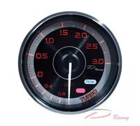 Manometro Strumento 60mm DEPO Racing pressione olio lubrificante picco 0-10 bar
