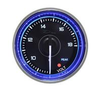 Manometro Strumento 60mm DEPO Voltmetro Volt 8-18 Volts Picco Allarme