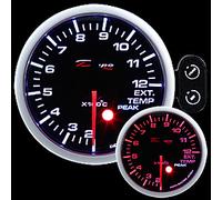 Manometro Temperatura Gas Scarico ETG Analogico con picco massimo Linea DEPO