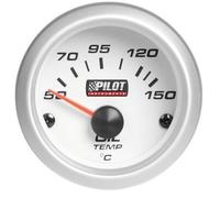 MANOMETRO TEMPERATURA OLIO BLUE LIGHT 52 MM COD 10005 OIL TEMP LAMPA PILOT