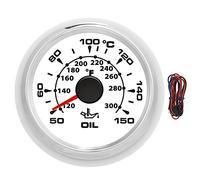 Manometro Temperatura Olio Digitale 2in, 361-19Ohm, 50-150℃ - Retroilluminazione 8 Colori, IP67 Impermeabile, Perfetto per Veicoli e Macchine Pesanti