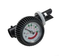 Manometro Termometro con Valvola Aria Barometro Psi per Barometro Gonfiabile Per Kayak Dimensioni Compatte Adattatore Tubo Lungo Impermeabile Alloggiamento Corazzato In Gomma