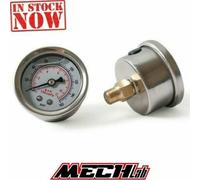MANOMETRO tester pressione carburante liquido regolatore 1/8npt 11 bar benzina