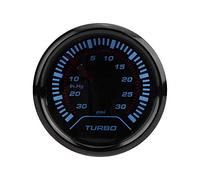 Manometro Turbo Boost, quadrante fumé universale da 52 mm, quadrante turbo Boost Turbo